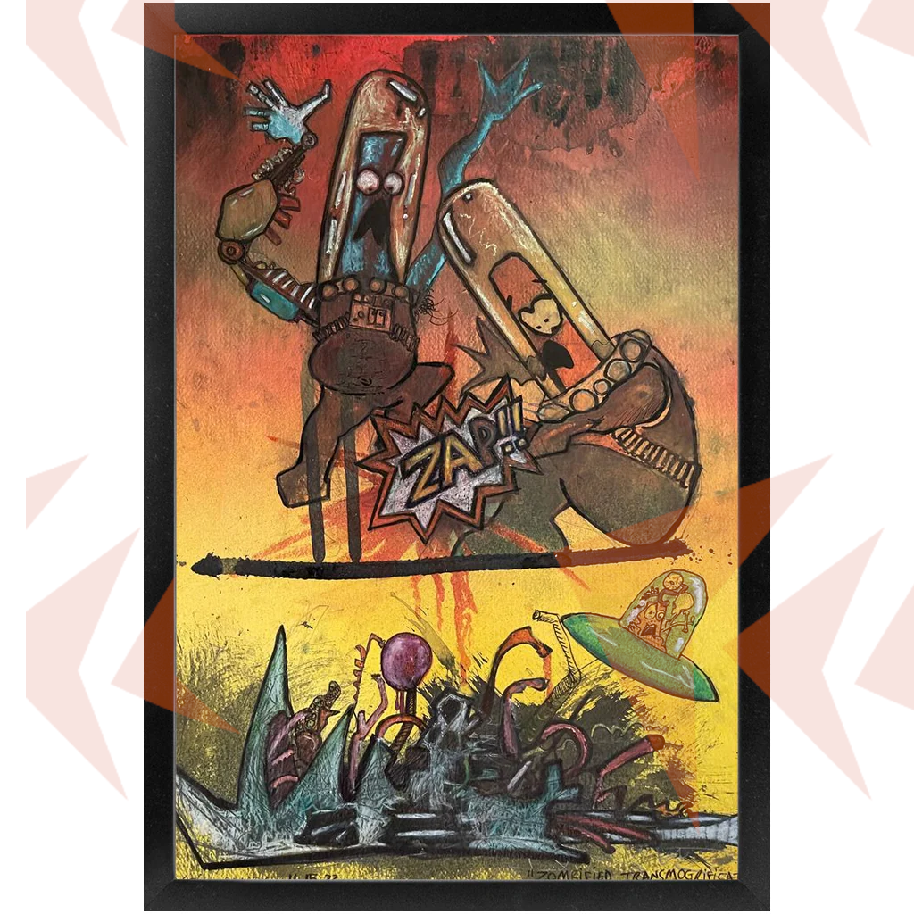 Alien Transmogrification Framed Print - 16