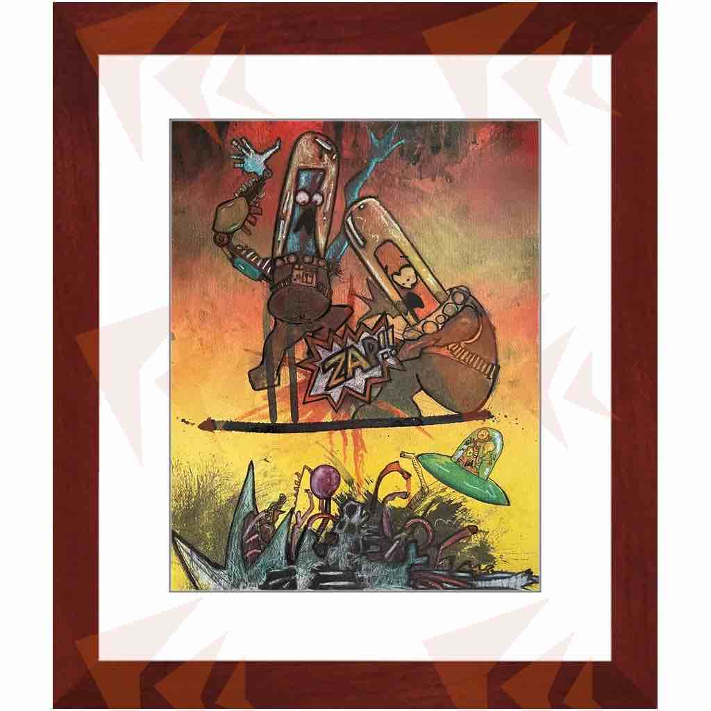 Alien Transmogrification Framed Print 11"x14"