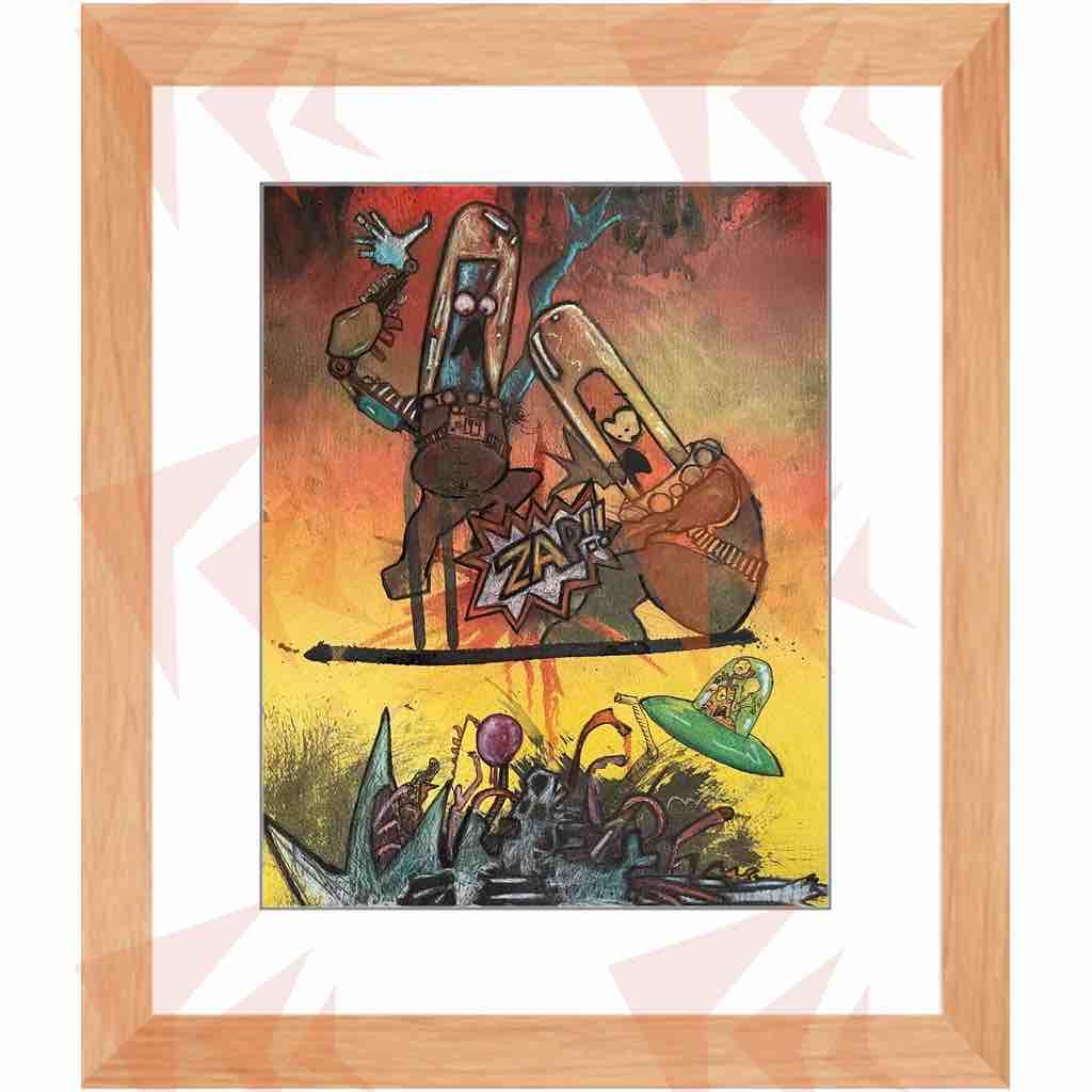Alien Transmogrification Framed Print 11"x14"