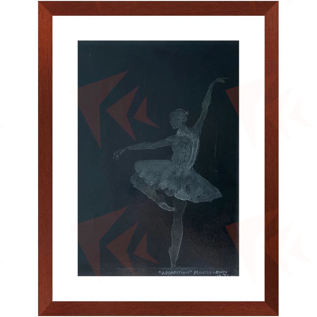 Ballerina "Apparition" Framed Print