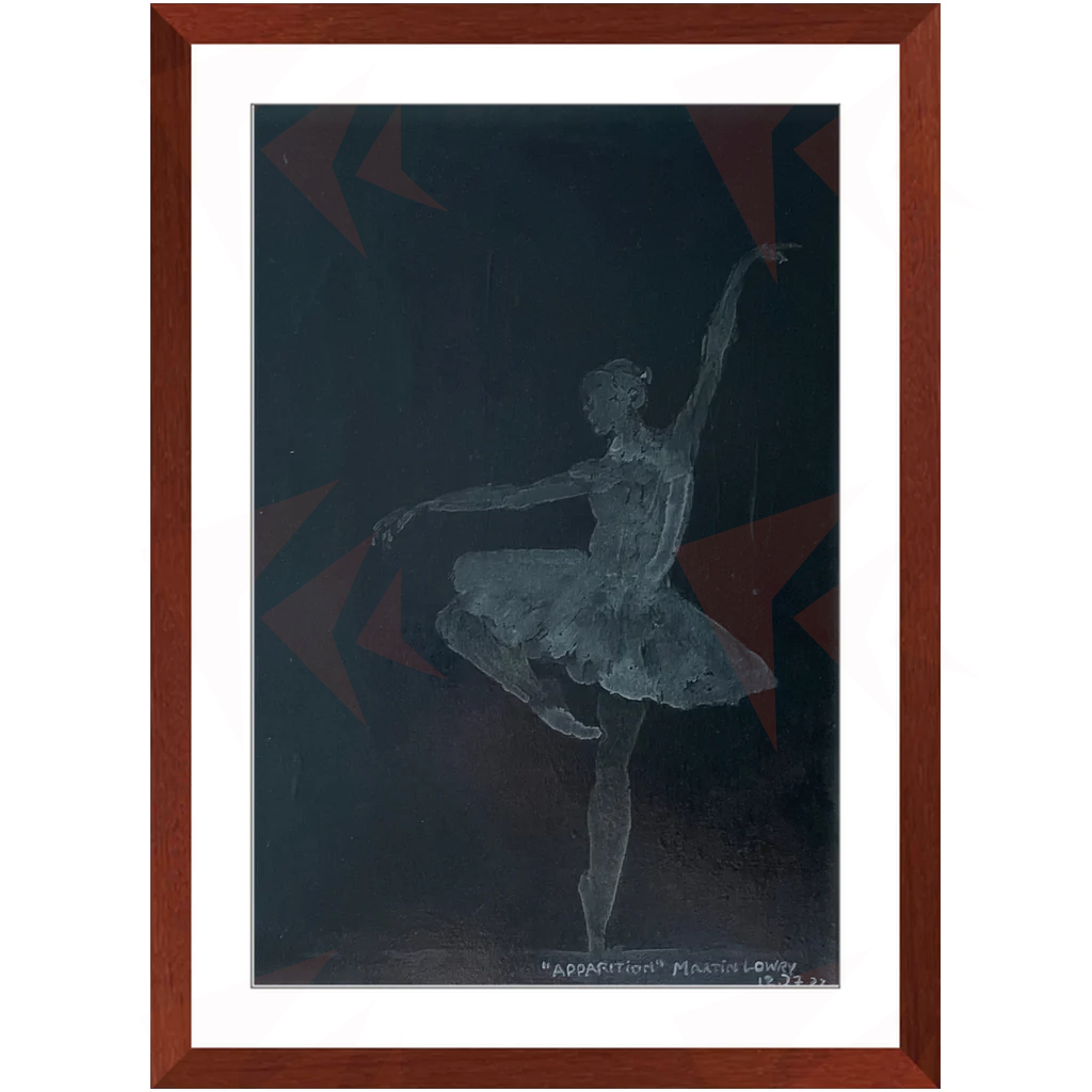 Ballerina "Apparition" Framed Print