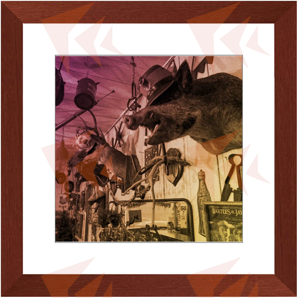 Sonoma Bar Framed Print Using Color Filters 12"x12"