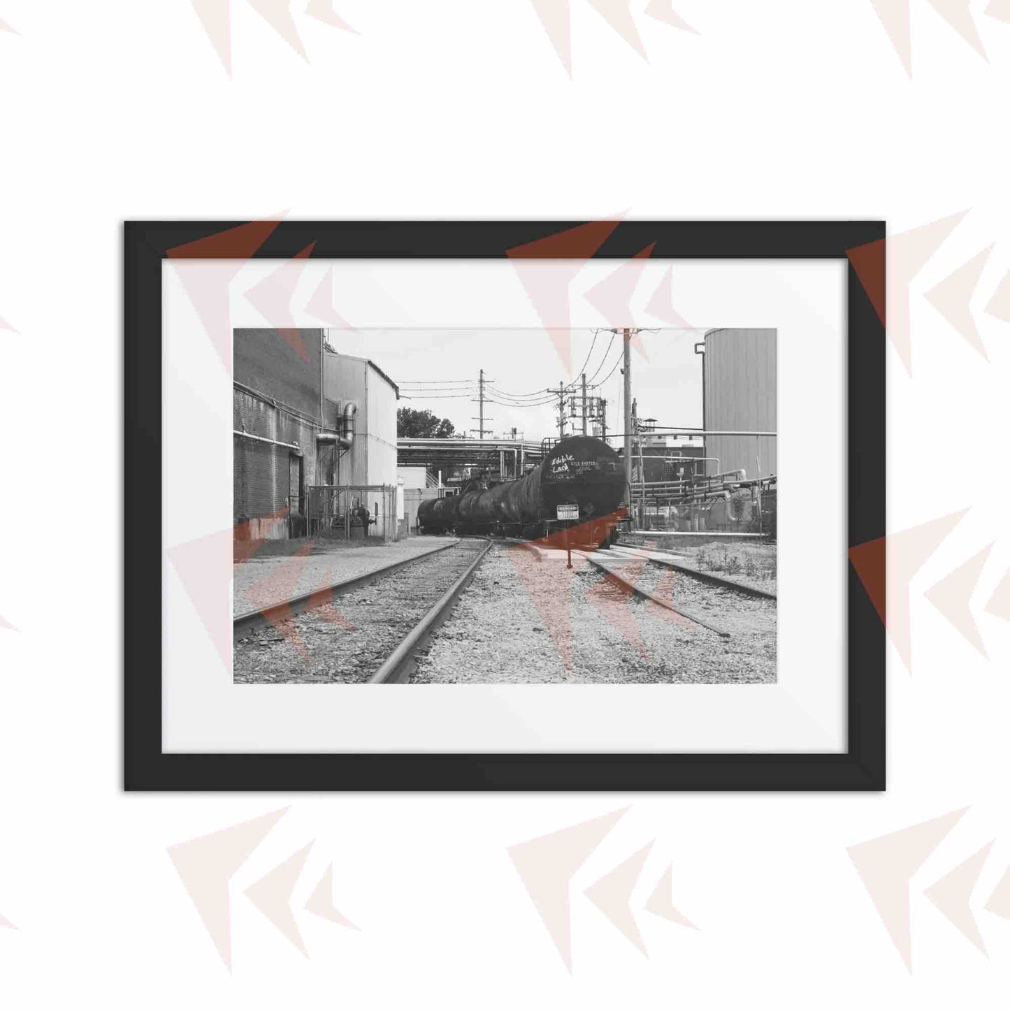 Butchertown Train Original 35mm Framed Print - Louisville, KY