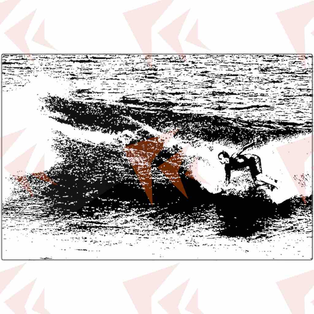 Analog Cutback Metal Print