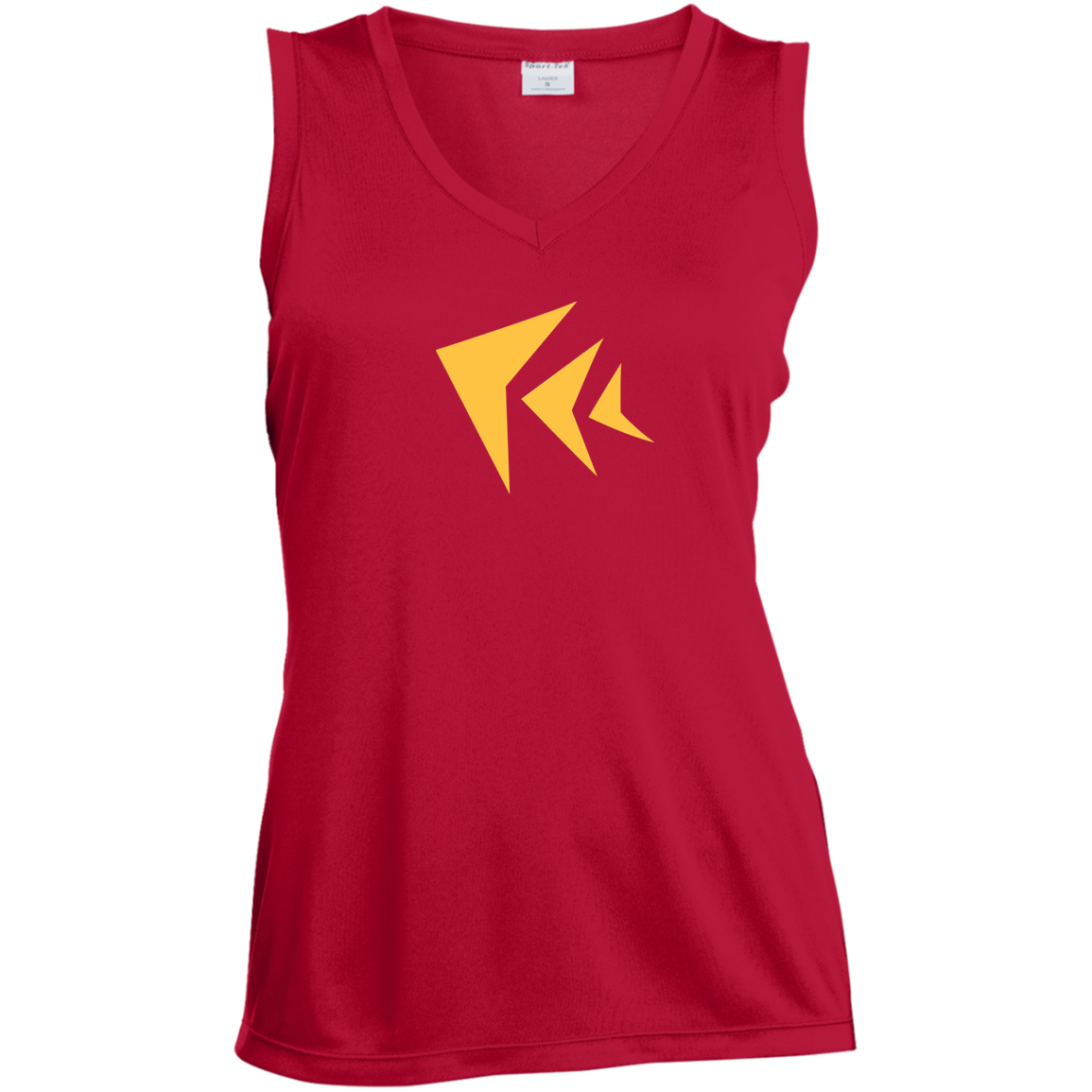 Ladies' Sleeveless V-Neck Performance Tee
