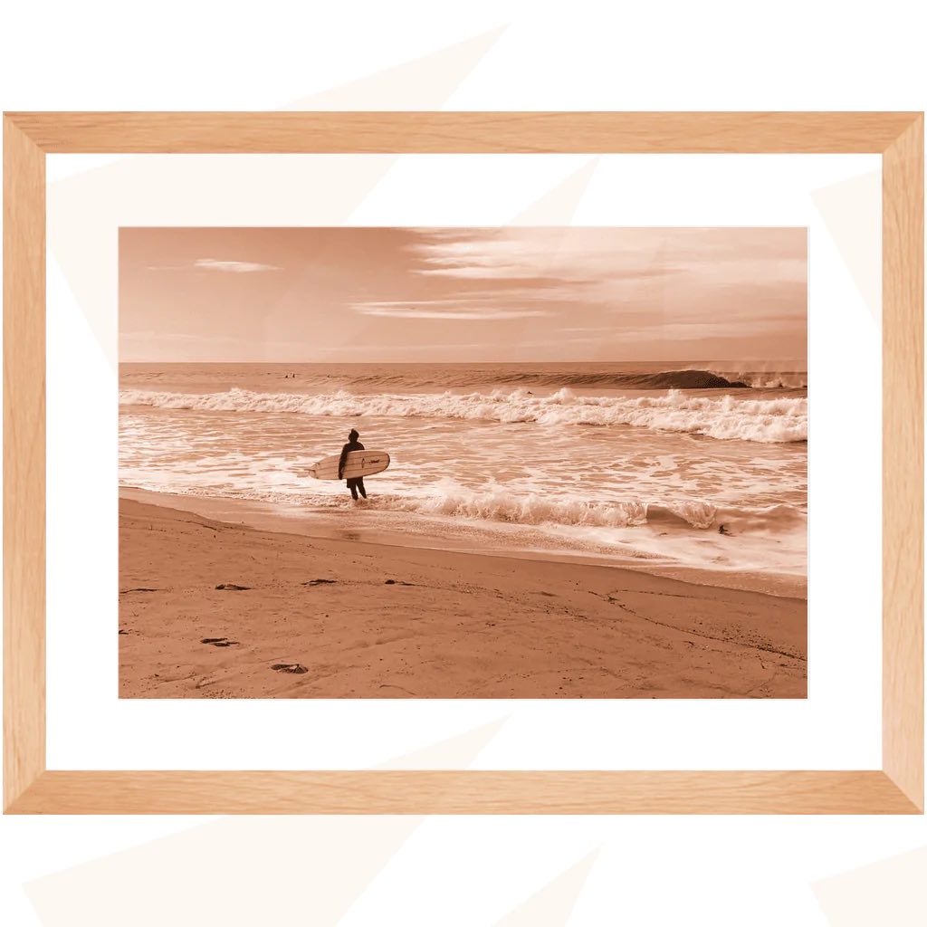 Venice Beach Surfer 35mm Framed Print