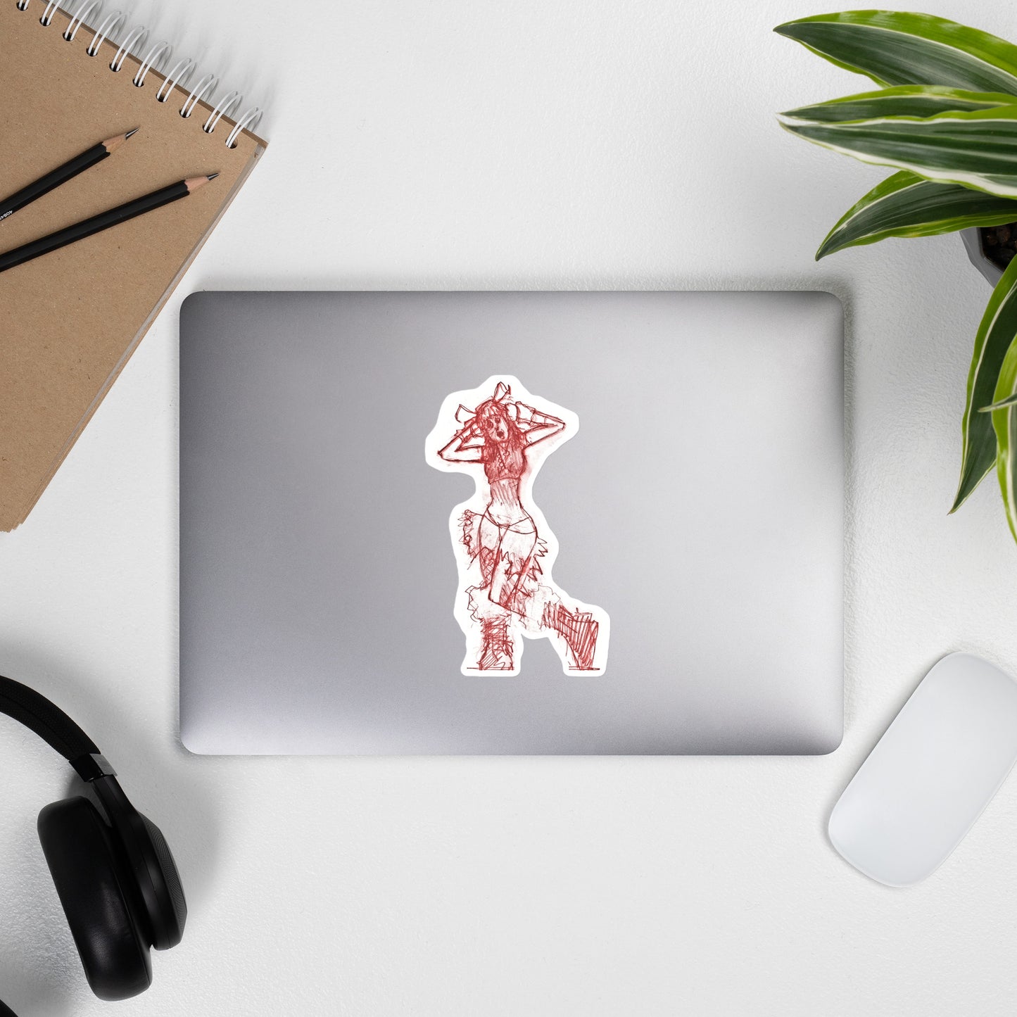 'Cookie' Cartoon Girl Vinyl Sticker