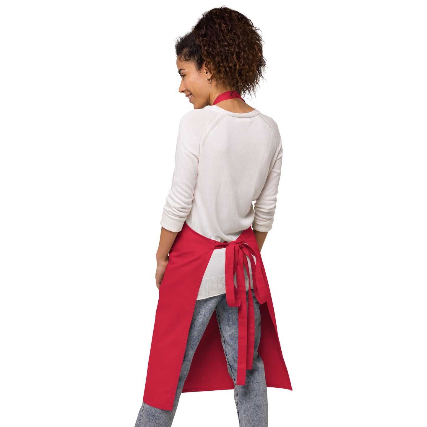 Red Rooster Apron - Organic Cotton
