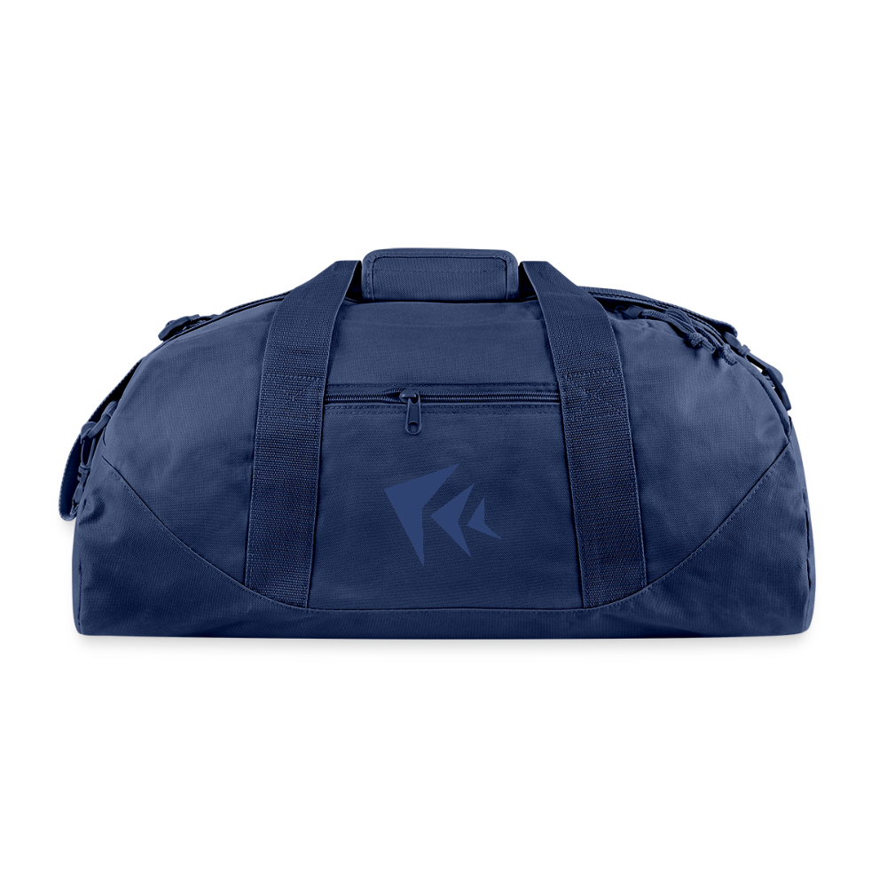 Recycled Blue Duffel Bag - navy