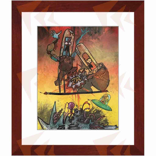 Alien Transmogrification Framed Print 11"x14"