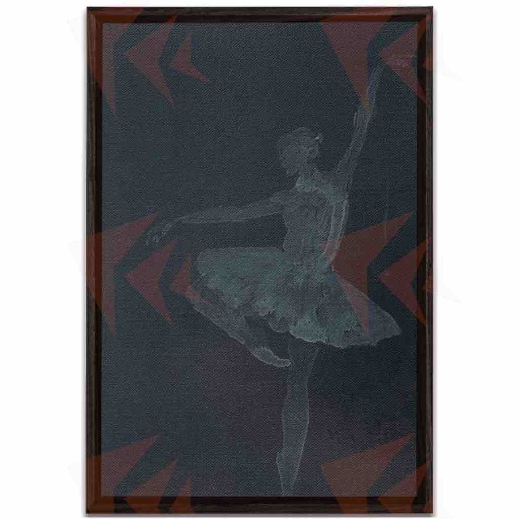 Ballerina "Apparition" Framed Canvas Wrap - 20"x30"