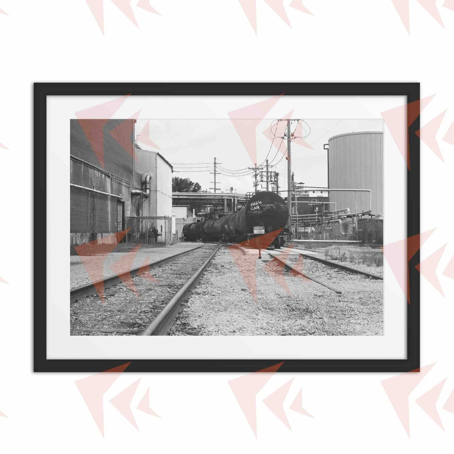 Butchertown Train Original 35mm Framed Print - Louisville, KY