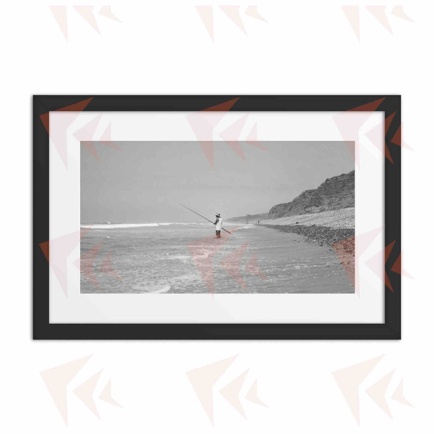 Trail 6 Fisherman 35mm Framed Print - 12"x18"; 18"x24"