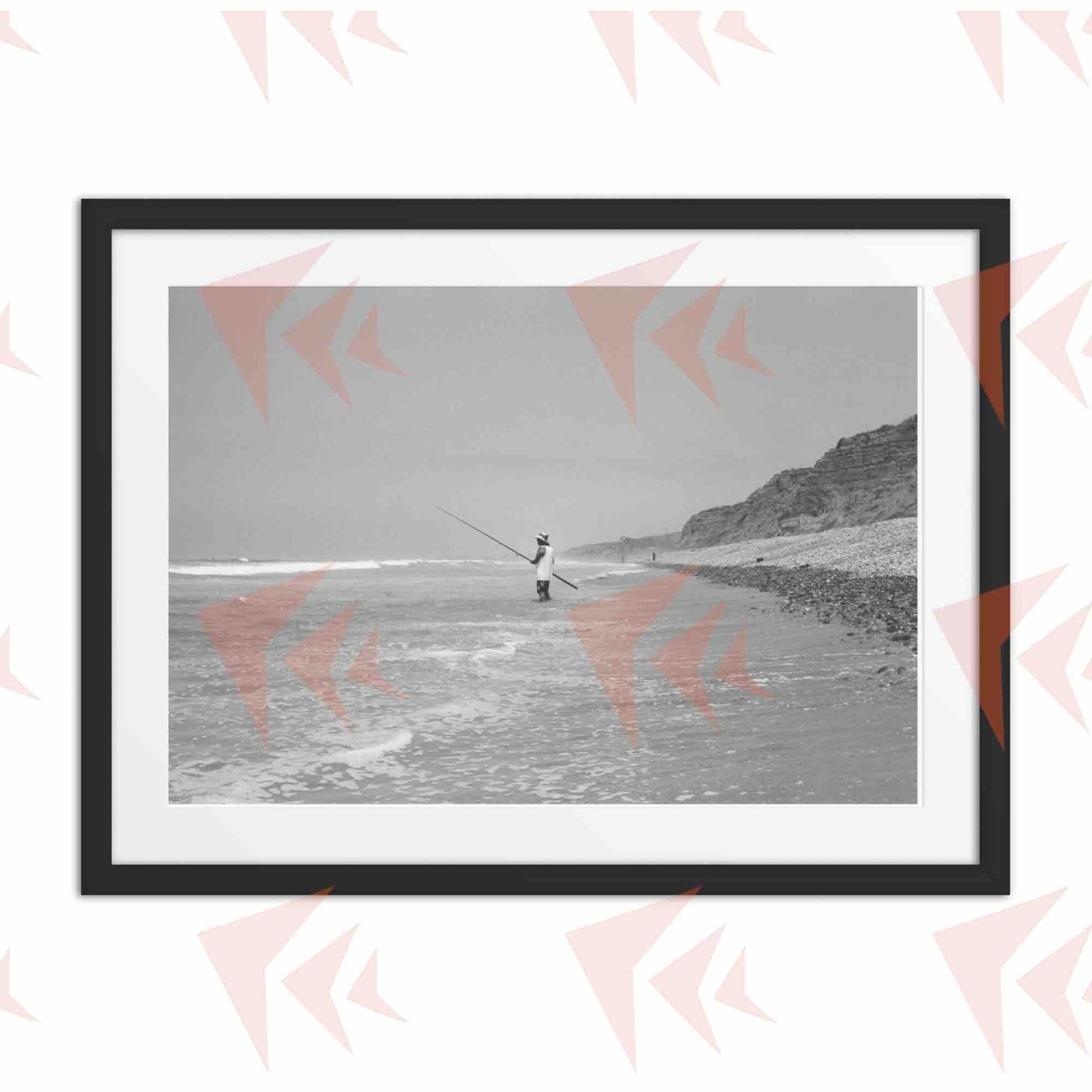 Trail 6 Fisherman 35mm Framed Print - 12"x18"; 18"x24"