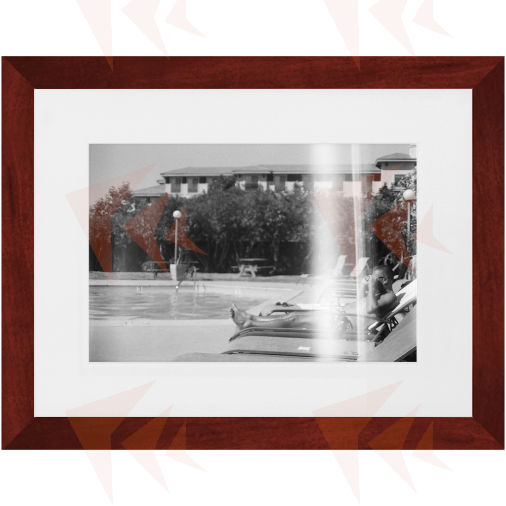'Havana' Man Poolside Framed 35mm Print