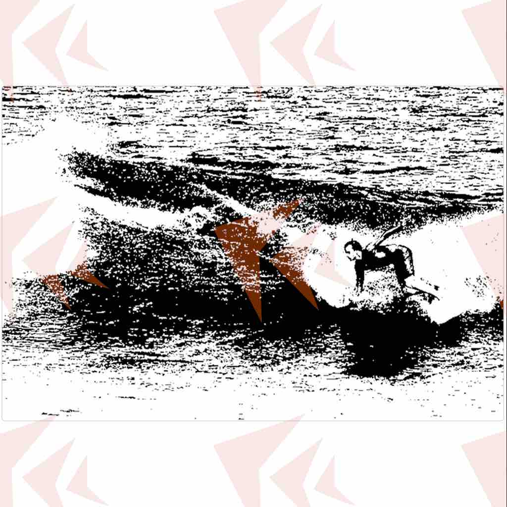 Analog Cutback Metal Print