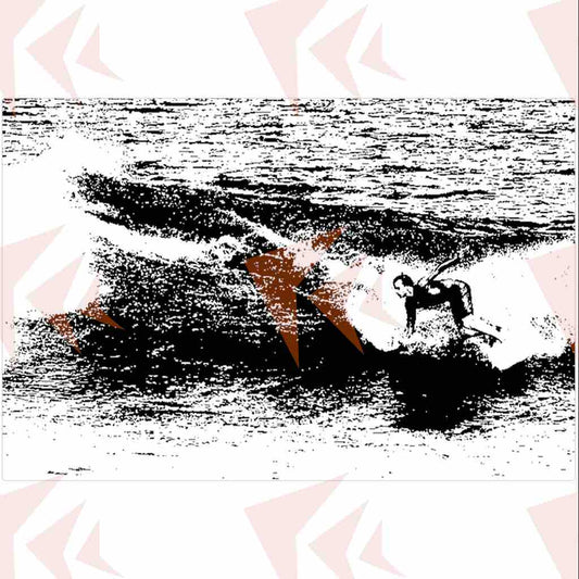 Analog Cutback Metal Print