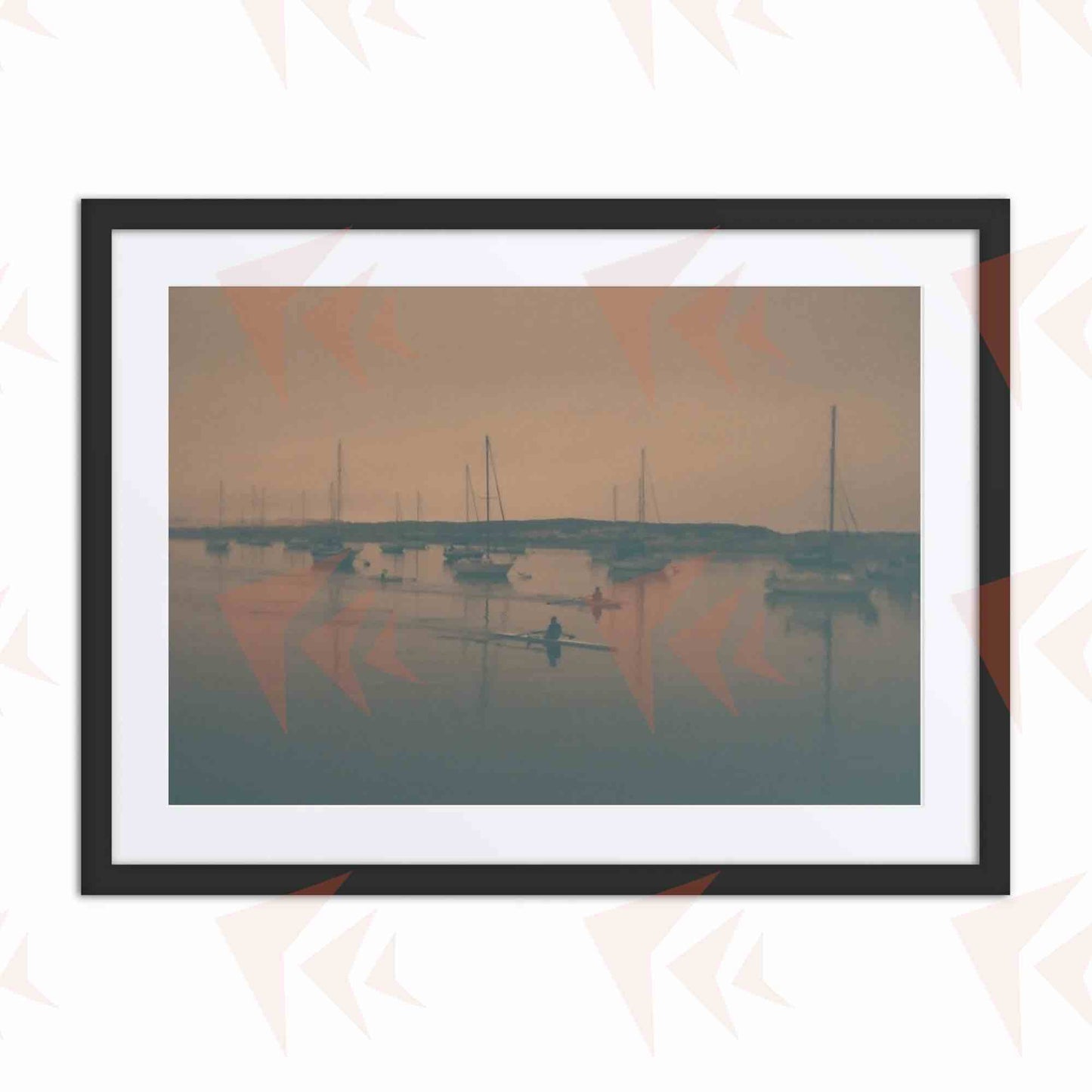 Morro Bay Morning Rowers - 18"x24"
