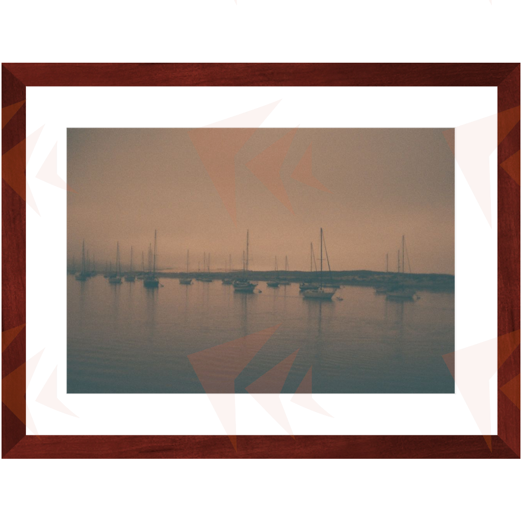 Morro Bay Boats Framed Print
