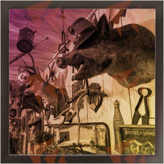 Sonoma Bar Framed Print Using Color Filters - 16"x16"