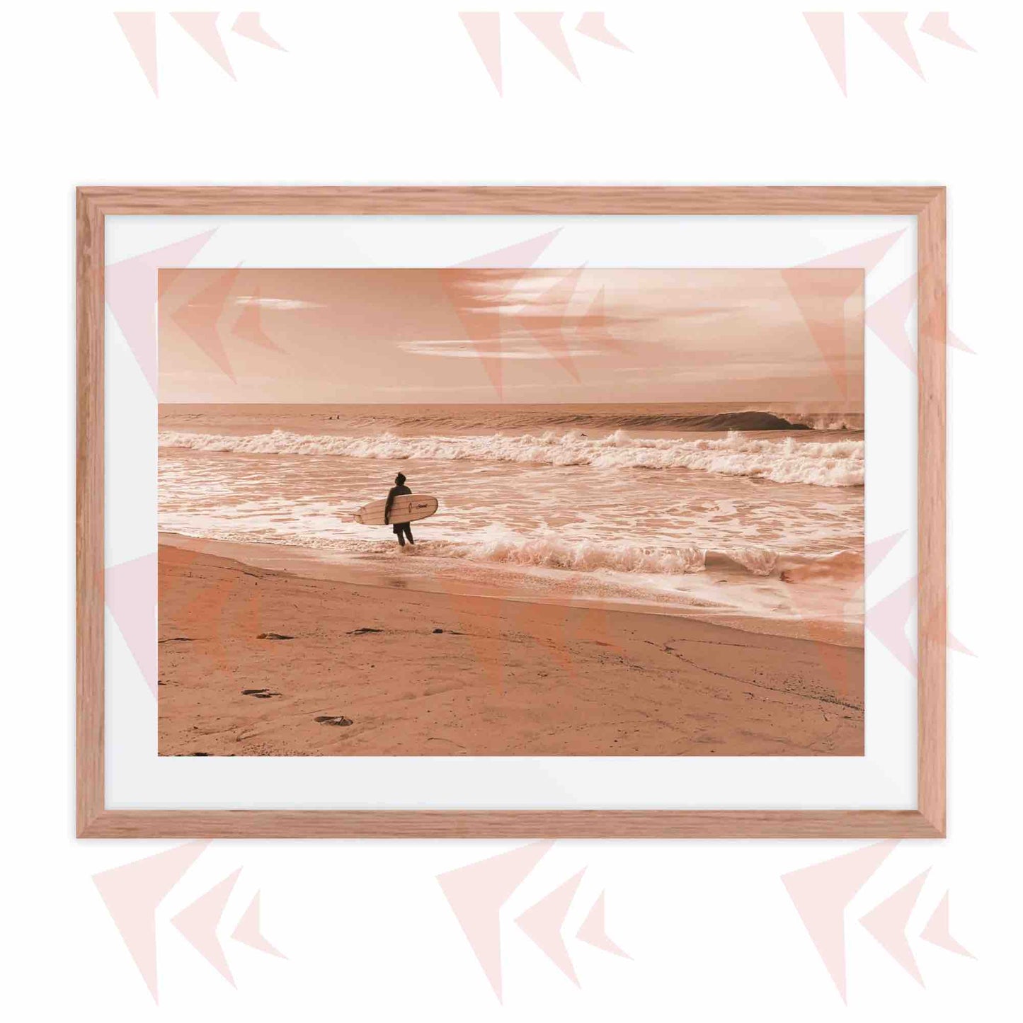 Venice Beach Surfer 35mm Framed Print - 18"x24"