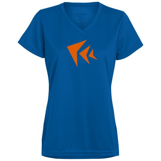Ladies’ Moisture-Wicking V-Neck Tee